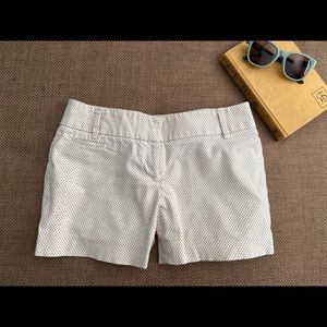 🤍 White Pin Dot Tailored Shorts